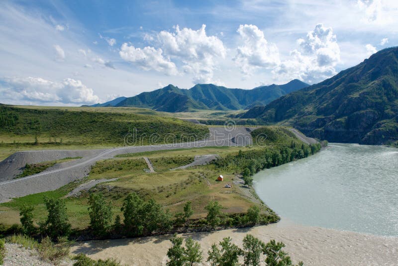 Gorny Altai, Siberia, Russian Federation. royalty free stock photography Gorny Altai, Siberia, Russian Federation. royalty free stock photography