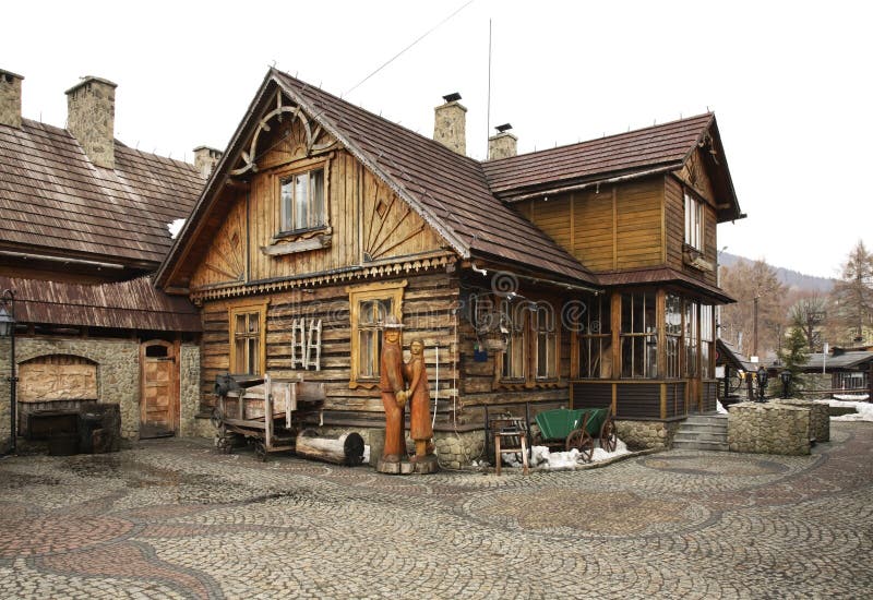 Gorol House in Szczyrk. Poland Stock Photo Image of street, town
