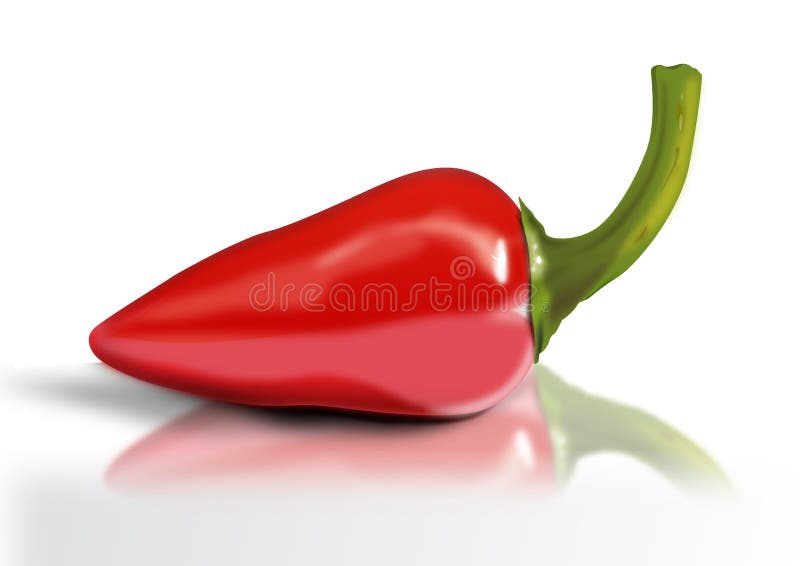 Gorąca chili czerwień