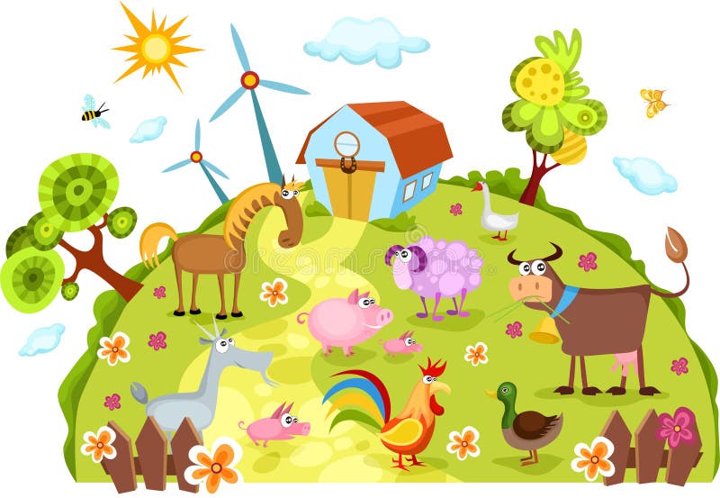 gospodarstwo rolne ilustracji gospodarstwo rolne ilustracji