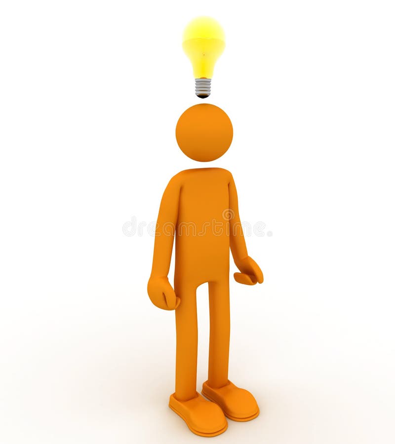 Got idea royalty free illustration