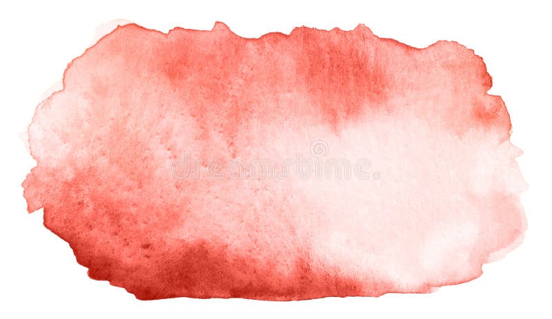 Gota coralina de la acuarela del extracto con textura del papel libre illustration Gota coralina de la acuarela del extracto con textura del papel libre illustration