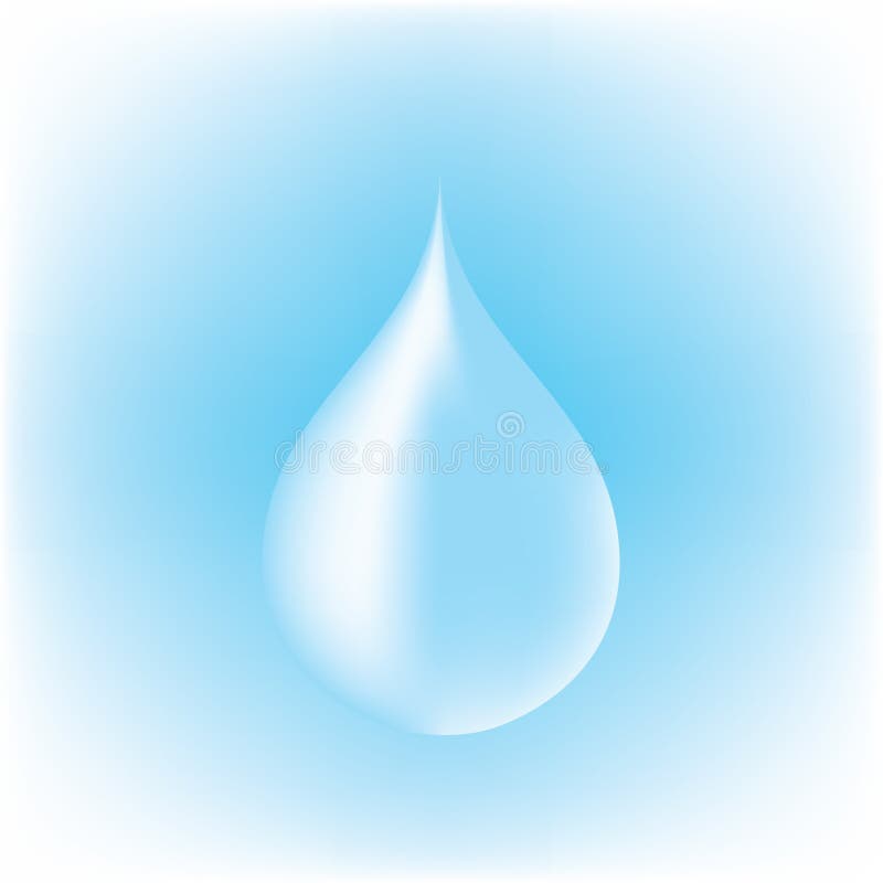 Gota de água ilustração royalty free