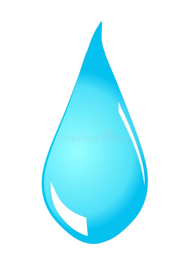 Gota de água ilustração do vetor