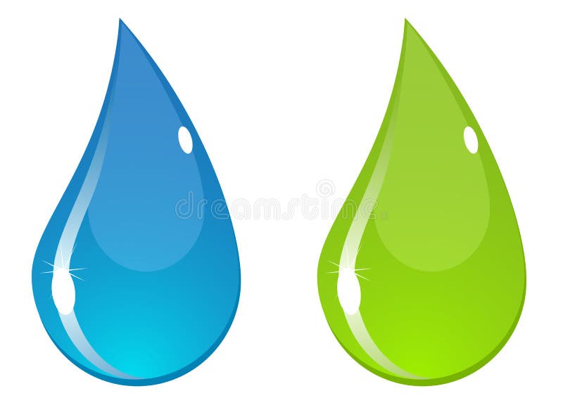 Gota de água vetorial ilustração do vetor