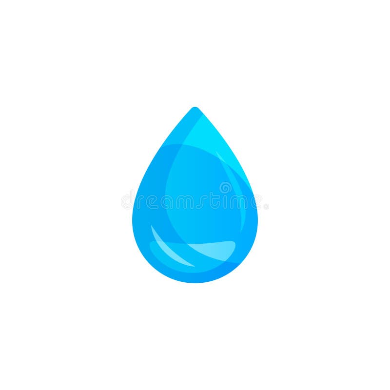 Gota da água no fundo claro Transparência somente no formato do vetor ilustração stock Gota da água no fundo claro Transparência somente no formato do vetor ilustração stock