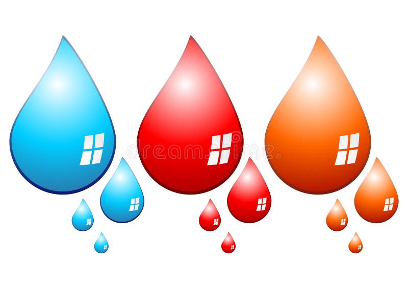 Gotas_01 vector illustration