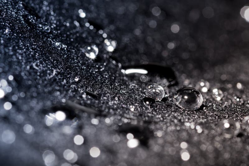 Gotas do macro do close-up da água imagens de stock royalty free Gotas do macro do close-up da água imagens de stock royalty free