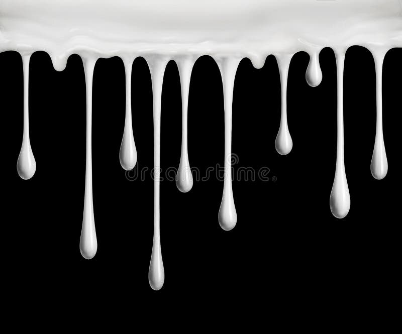 Gotejamentos da pintura branca em um fundo preto ilustração royalty free Gotejamentos da pintura branca em um fundo preto ilustração royalty free
