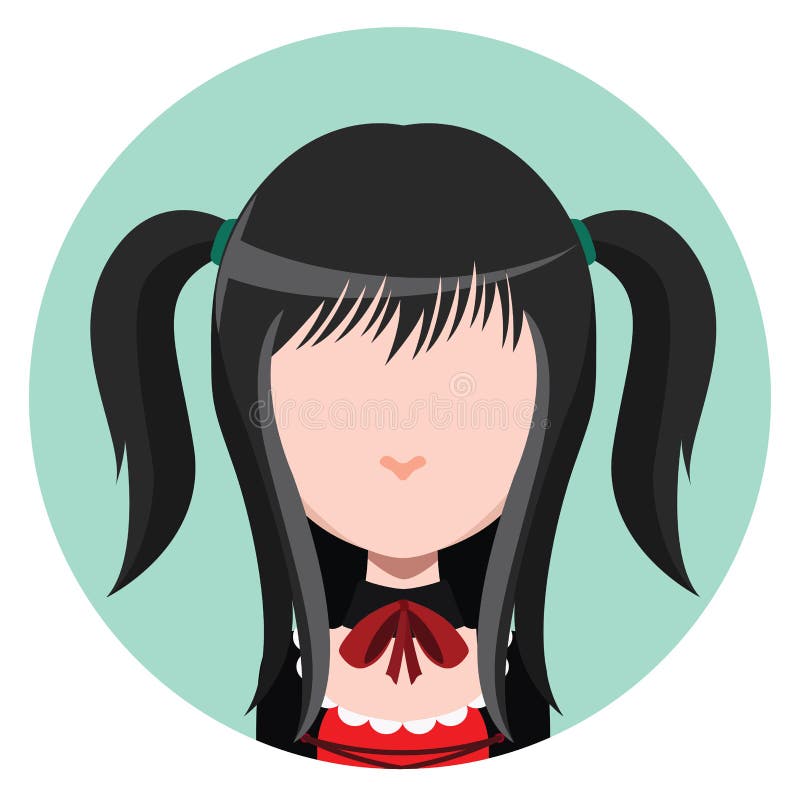 Goth girl avatar