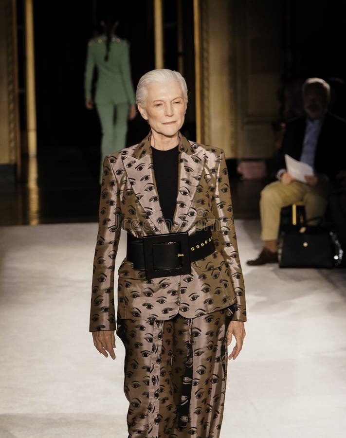 Christian Siriano SS20 Runway show Spring Summer collection 2020 royalty free stock image Christian Siriano SS20 Runway show Spring Summer collection 2020 royalty free stock image