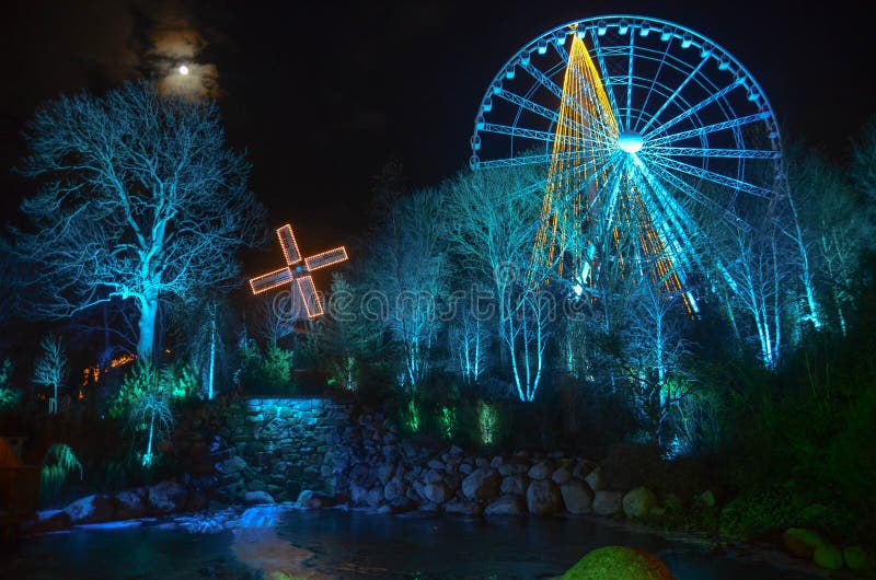 Gothenburg Liseberg Winter Christmas Market Theme Park