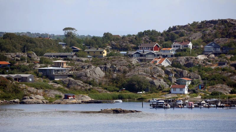 Gothenburg suède 11 juillet 2024 : vue du bateau au port de gothenburg. banque de vidéos