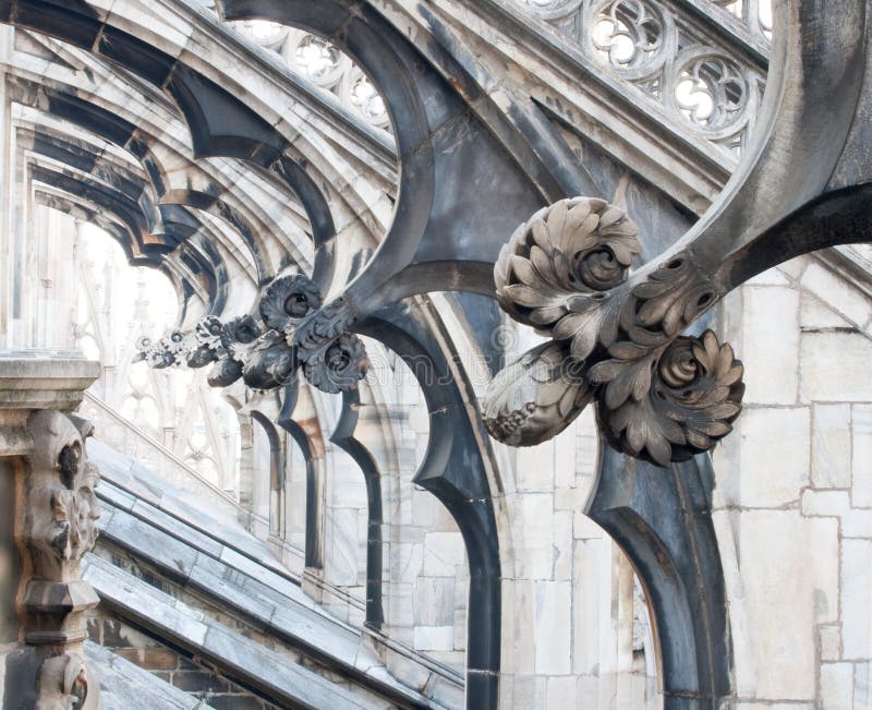 Gothic arches stock photo. Image of isolated, cathedral 13824392