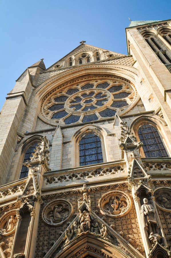 Gothic architecture in England stock photos