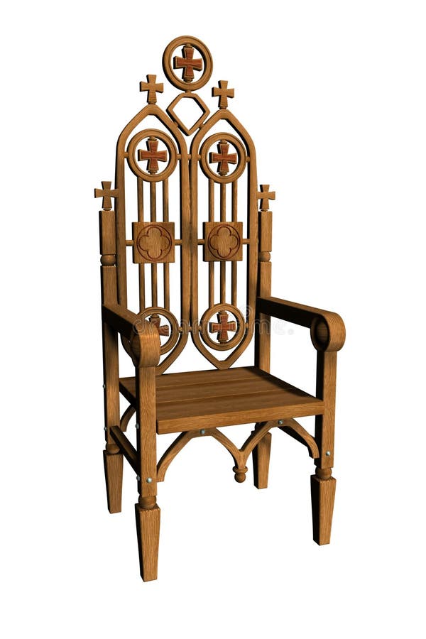 Digital illustration of a Gothic styled chair against a white background. More Gothic furniture in my portfolio. Digital illustration of a Gothic styled chair against a white background. More Gothic furniture in my portfolio.