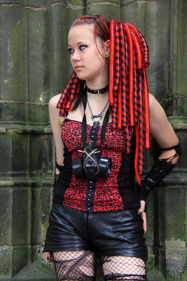 Gothic Cyber Hair Extensions Editorial Image - Image of modern, hair: 27230635