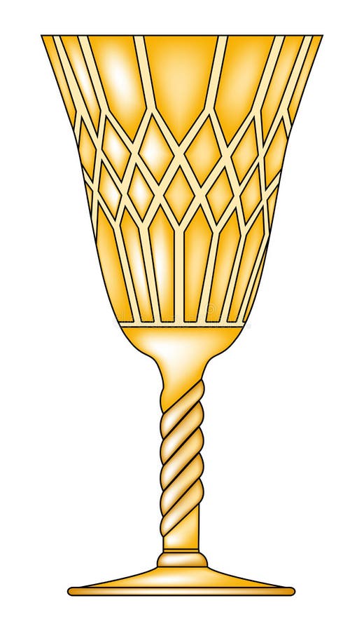 Gothic Goblet Vector Symbol Icon Design. Stock Vector Illustration of