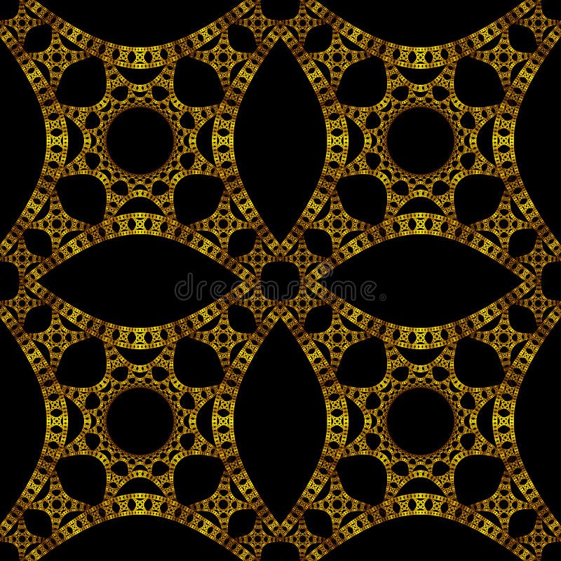 Gothic gold wallpaper stock illustration. Illustration of gold 5420777