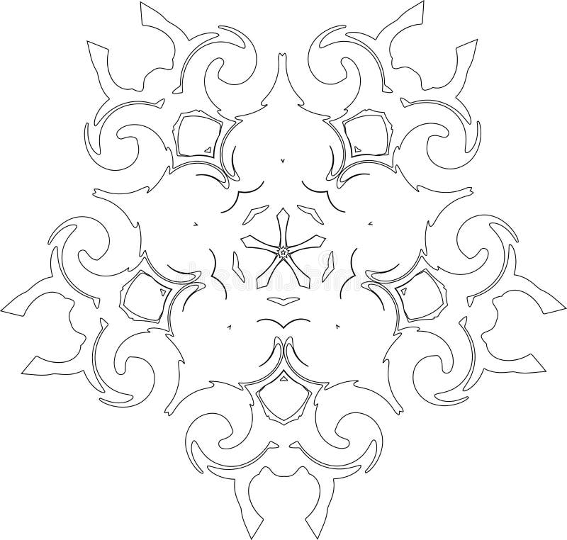 Gothic pattern of curves