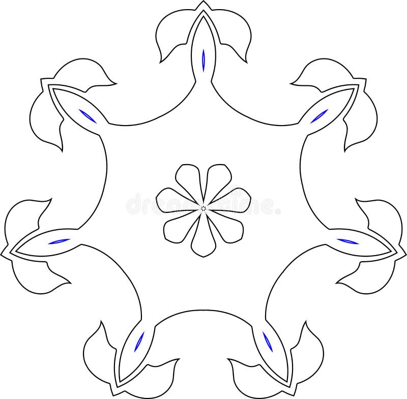 Gothic pattern of curves