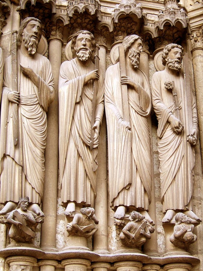 Gothic sculpture stock photo. Image of close, closeup, cathedrale 516982
