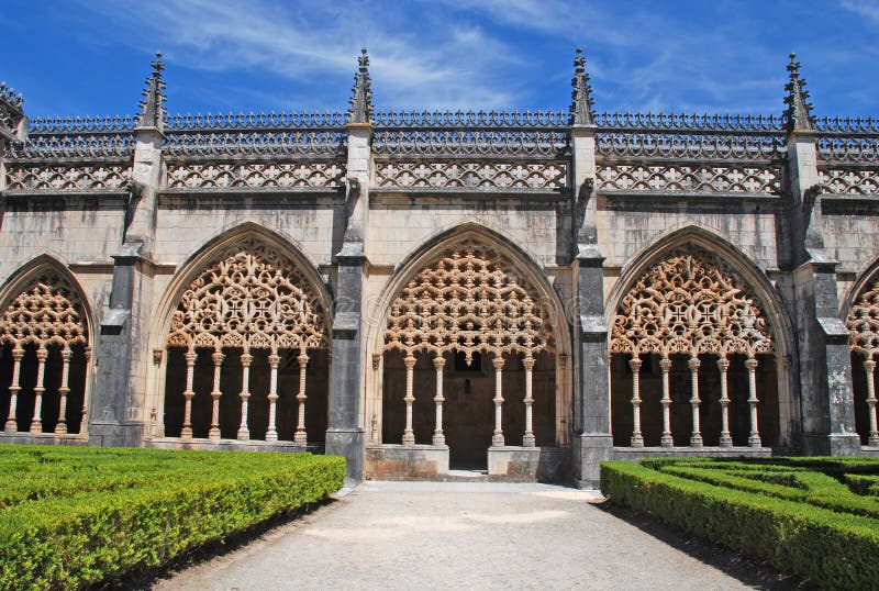 gotische Batalha Abtei (Portugal) lizenzfreies stockfoto gotische Batalha Abtei (Portugal) lizenzfreies stockfoto