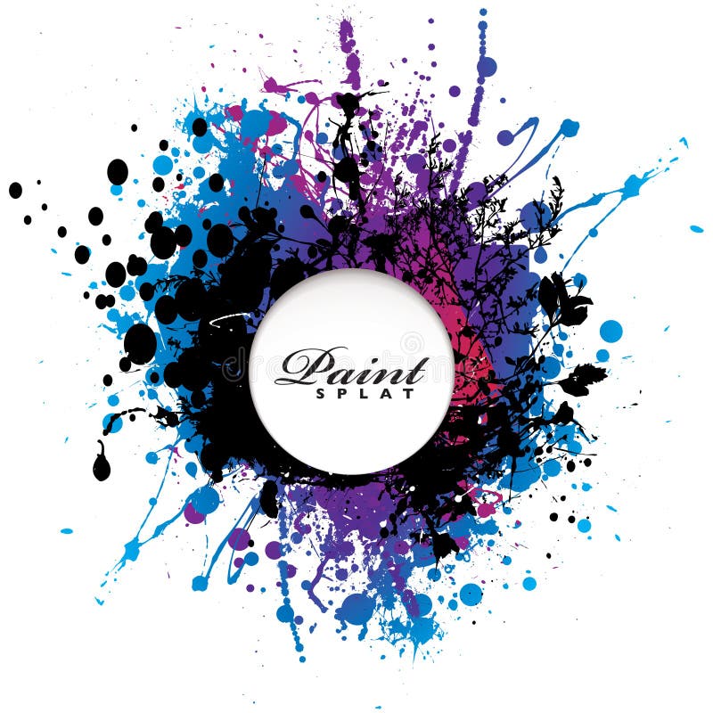 Gotische verf splat vector illustratie Gotische verf splat vector illustratie