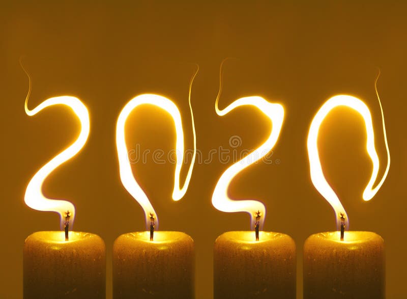 Gott nytt år 2020 - ljus fotografering för bildbyråer Gott nytt år 2020 - ljus fotografering för bildbyråer