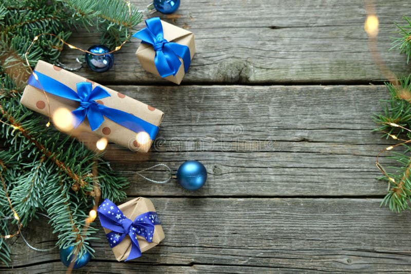 Gott nytt år och god jul Bakgrund royaltyfria bilder