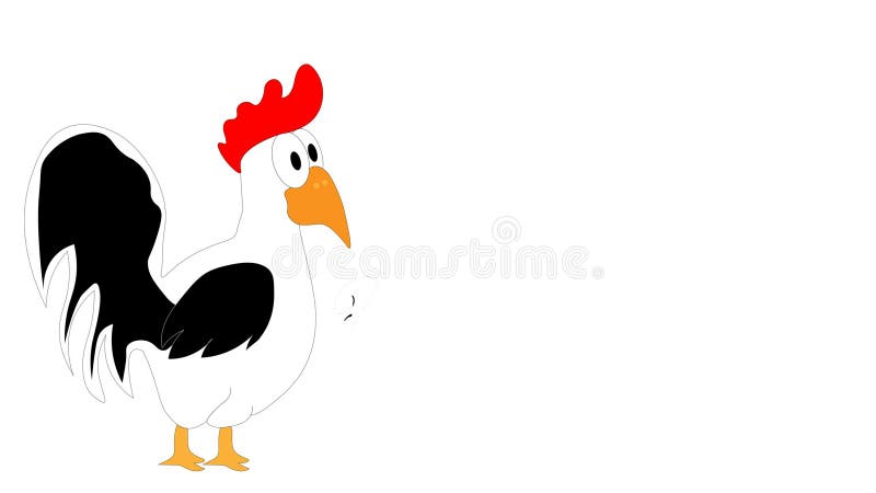 Gott år för Rooster royaltyfri illustrationer