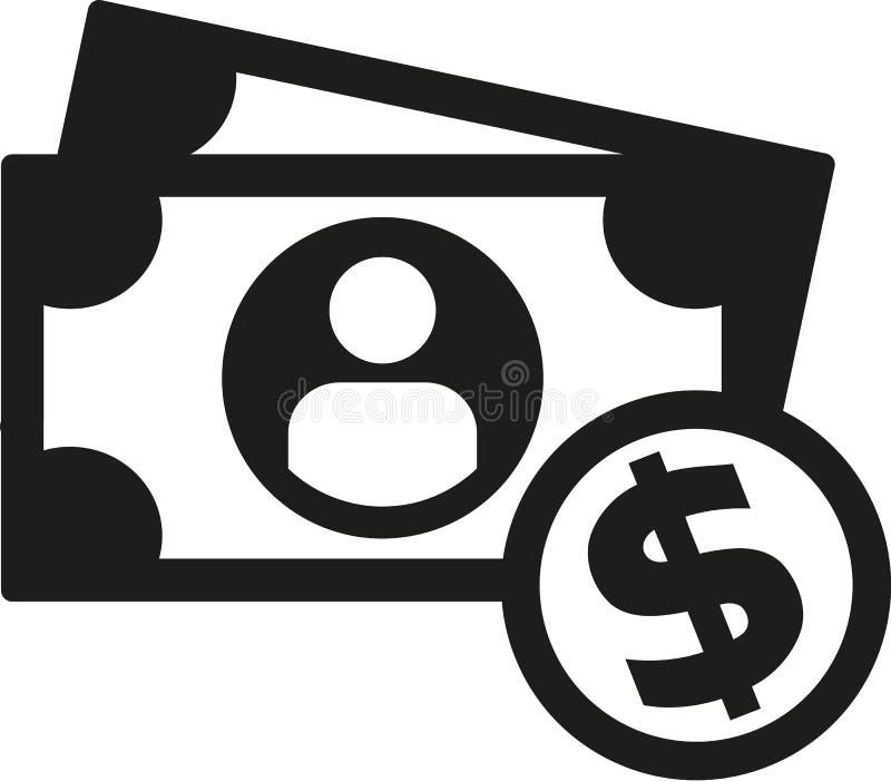 Gotówkowe dolar monety, notatka i ilustracja wektor Gotówkowe dolar monety, notatka i ilustracja wektor