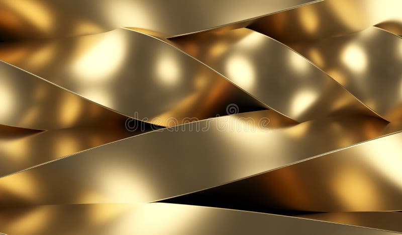 Gouden Abstracte Achtergrond Close-up vector illustratie