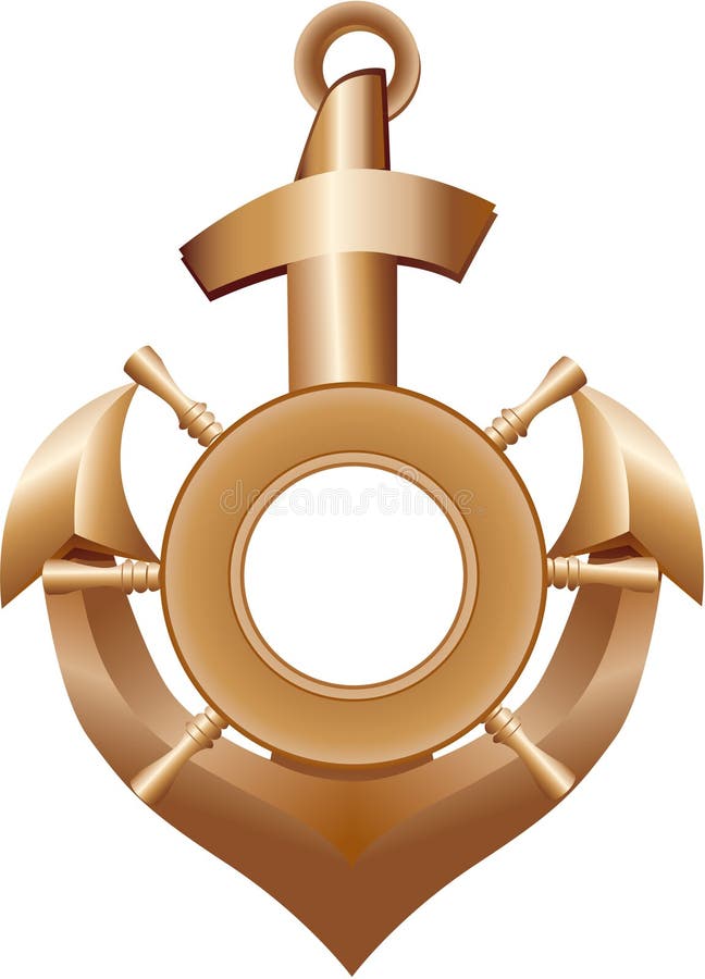 Rood Anker stock illustratie. Illustration of anker, gesloten - 23708972