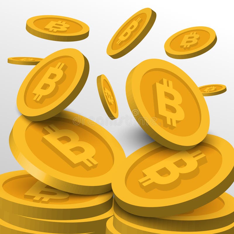 Gouden Bitcoin-symbolenachtergrond Blockchaintechnologie voor cryptocurrency stock illustratie Gouden Bitcoin-symbolenachtergrond Blockchaintechnologie voor cryptocurrency stock illustratie