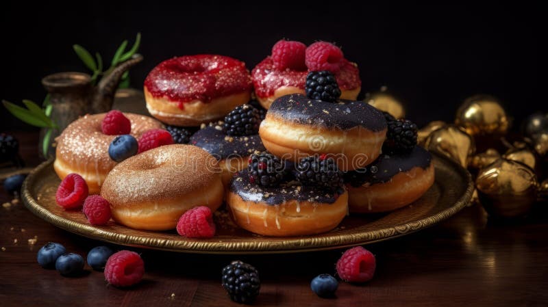 plate of pastries with berries and gummy bears, featuring a dark violet and dark gold color scheme. captured with the tokina opera 50mm f14 ff lens, the image showcases dynamic brushwork vibrations. the composition is bold and dynamic, with hints of dark silver and dark pink. this photo embodies the unique aesthetic of applecore and weirdcore. ai generated. plate of pastries with berries and gummy bears, featuring a dark violet and dark gold color scheme. captured with the tokina opera 50mm f14 ff lens, the image showcases dynamic brushwork vibrations. the composition is bold and dynamic, with hints of dark silver and dark pink. this photo embodies the unique aesthetic of applecore and weirdcore. ai generated