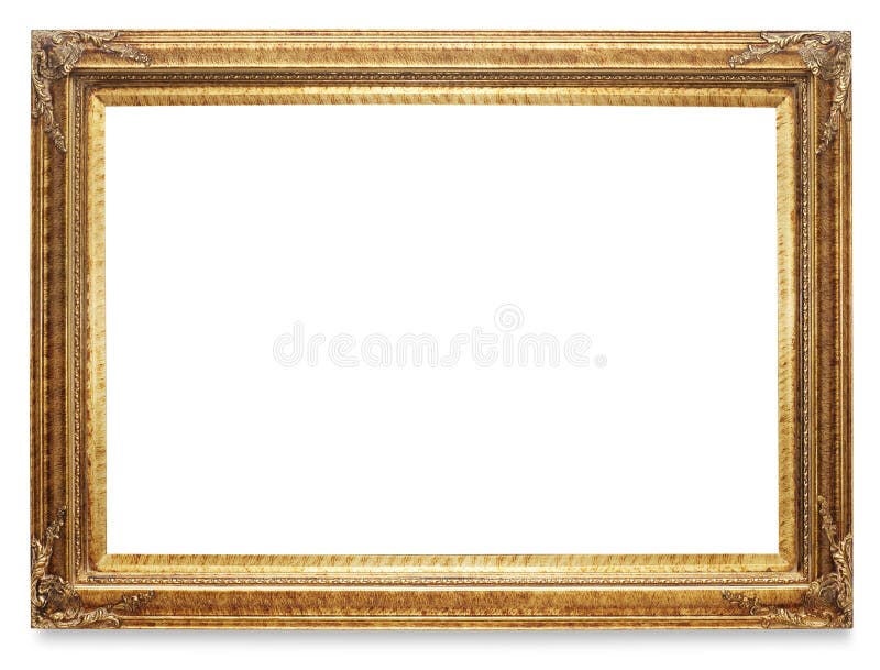 Gouden Frame stock foto's Gouden Frame stock foto's