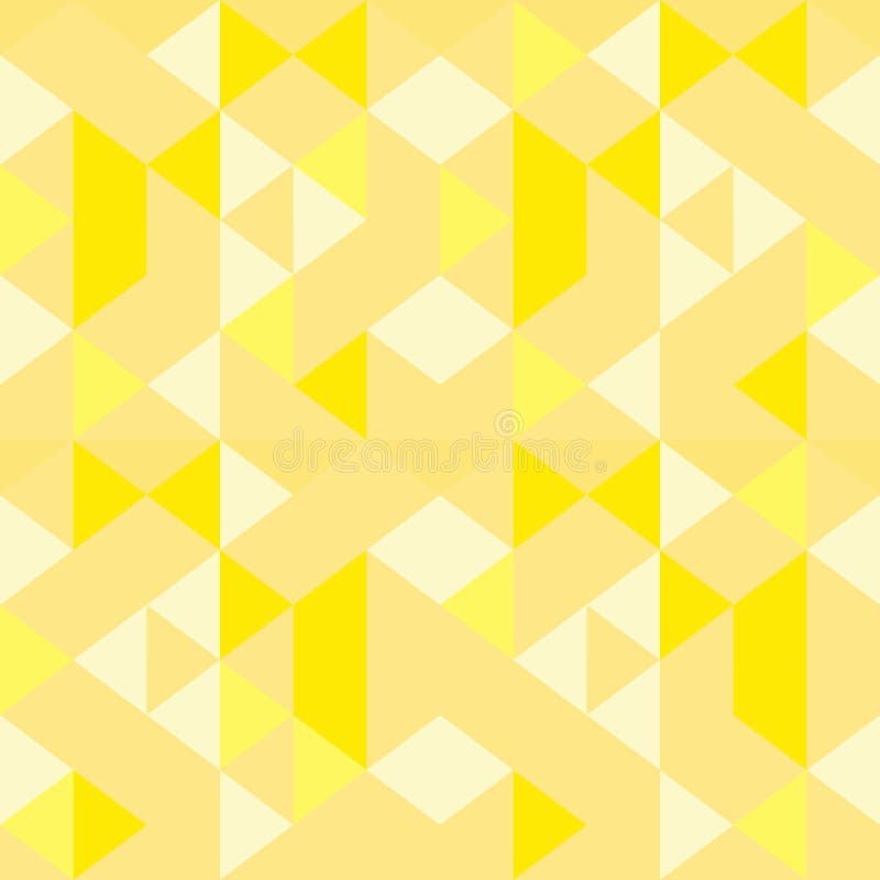Gouden geel naadloos geometrisch kleurrijk driehoekspatroon royalty-vrije illustratie Gouden geel naadloos geometrisch kleurrijk driehoekspatroon royalty-vrije illustratie