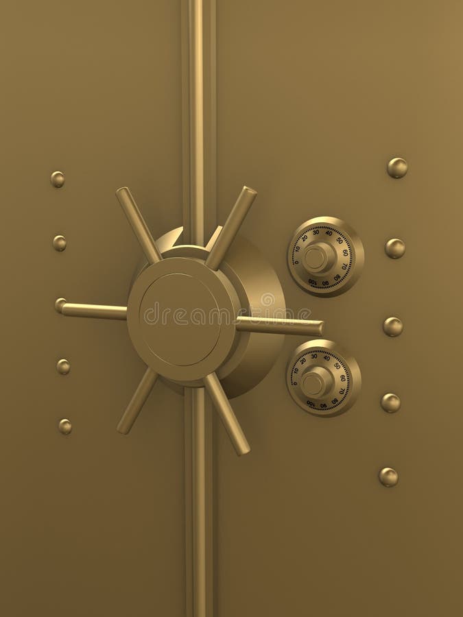 Gouden gewelf vector illustratie