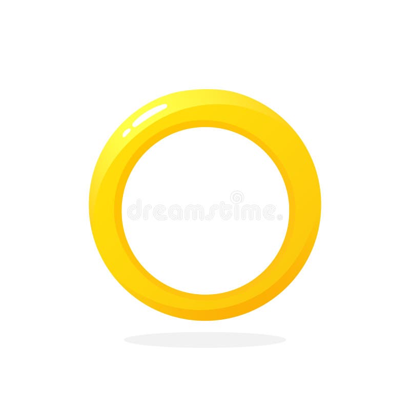 Gouden trouwring vector illustratie Gouden trouwring vector illustratie