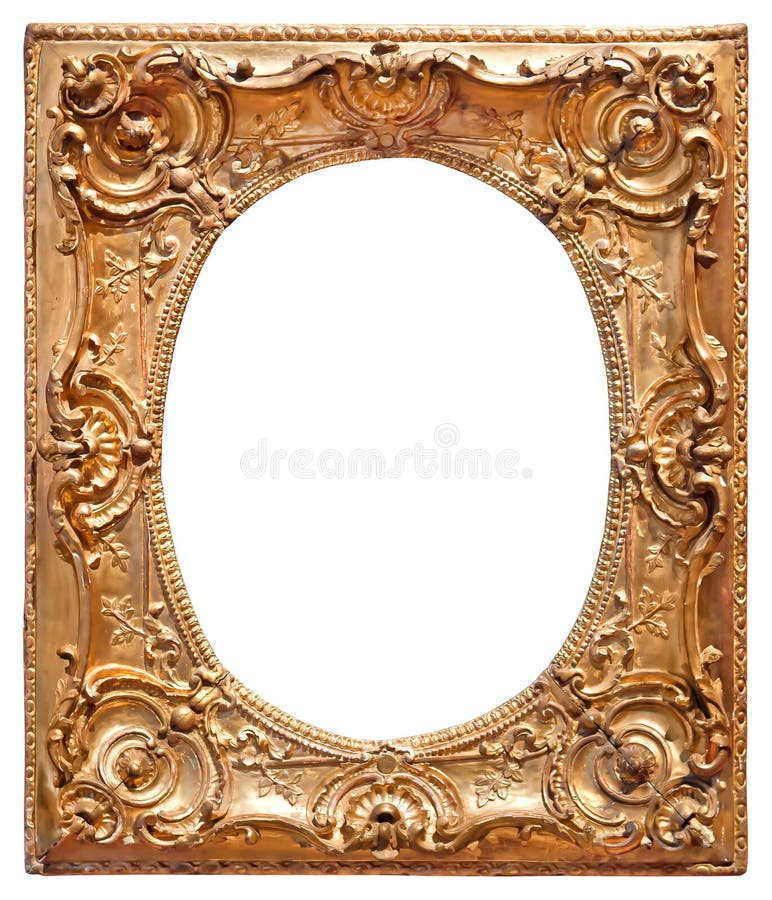 Gouden Uitstekend Frame stock foto's Gouden Uitstekend Frame stock foto's