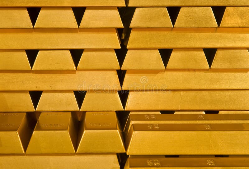 Goudstaven royalty-vrije stock afbeelding Goudstaven royalty-vrije stock afbeelding