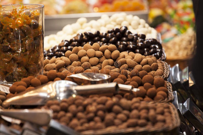 Gourmet Assorted Truffles in the Market Stock Image Image of brown, assortment 54128831