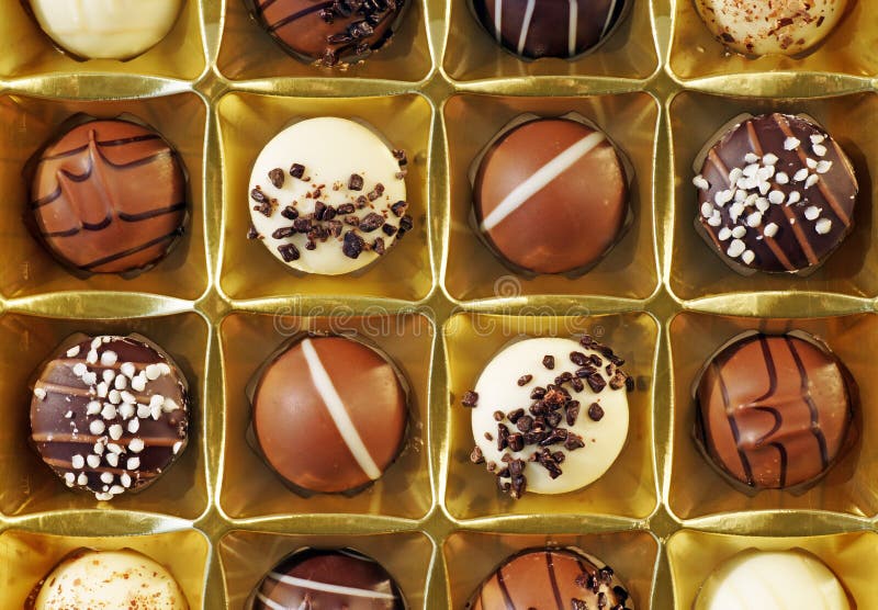 Gourmet Chocolate Candy stock photo. Image of dipped 19859366