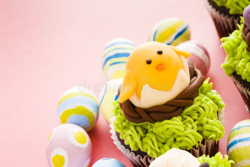 Easter cupcakes stock image. Image of baked, love, gourmet 29793041