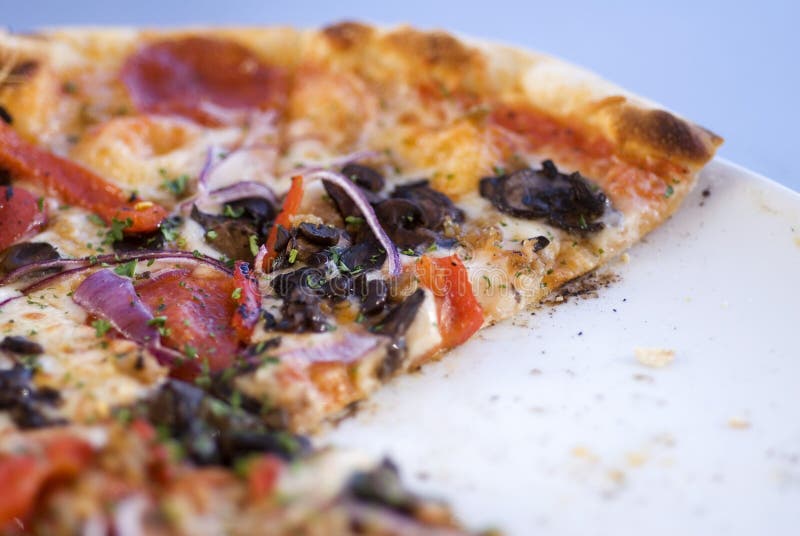 Gourmet Italian Pizza stock photos