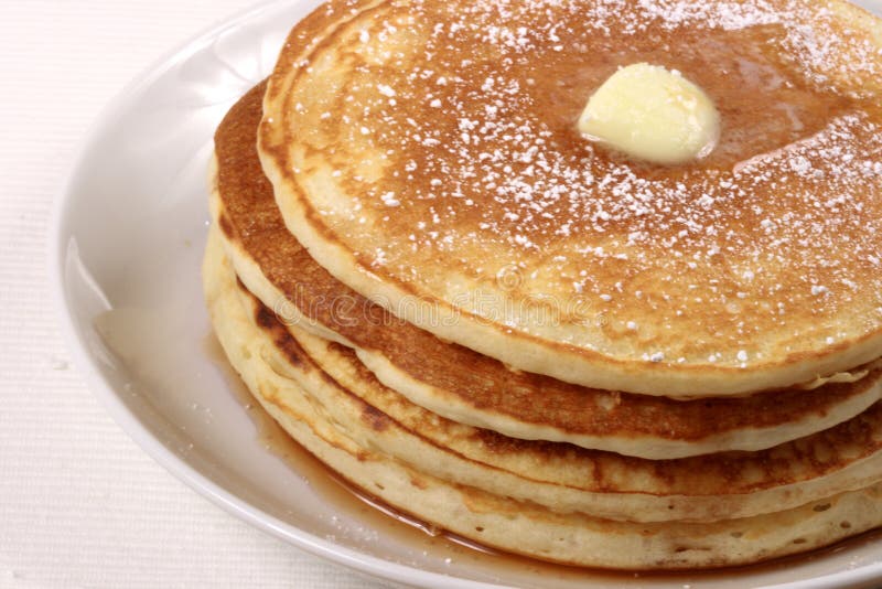 Gourmet pancakes stock photo. Image of sweet, edible, brunch 8389952