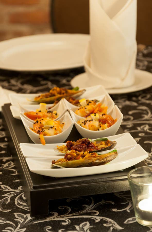 King Prawns Banquet Starters Table Stock Photos Free & RoyaltyFree