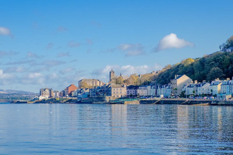 Gourock from Ashton Road on a Bright Octobers Day Stock Photo - Image ...