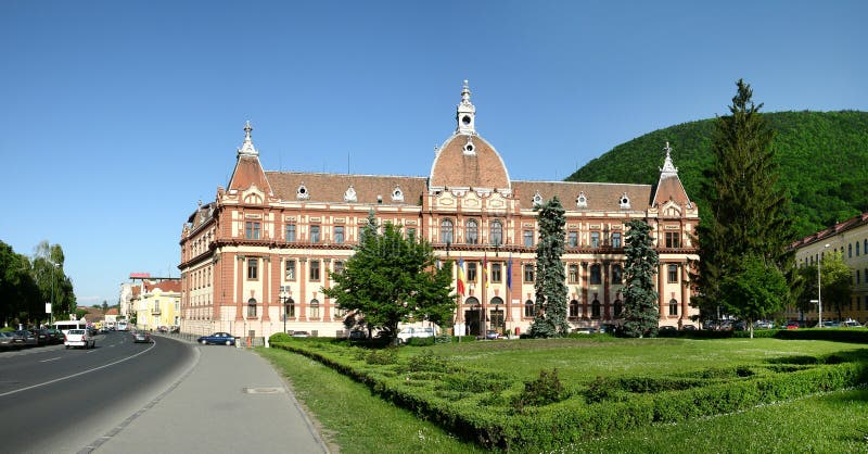 Central administration building of Brasov county, in Romania. Central administration building of Brasov county, in Romania.